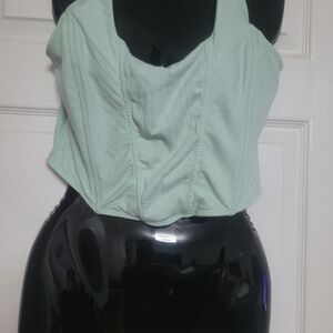 No Boundaries Mint Green Crop Top